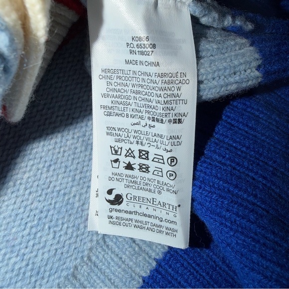 NWT Boden Olivia Multicolor Stripe Wool Cardigan Sweater Women’s Medium - Picture 6 of 8